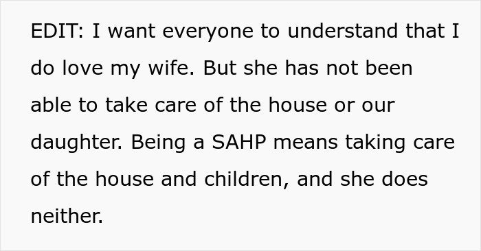 Man Annoyed After Wife Struggles With Being SAHM For 3YO, As He Did It For 25 Years With 4 Kids