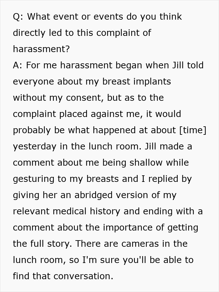 ALT text:
28YO shares cancer surgery story after coworker comments on her breast implants and appearance at work