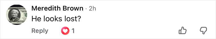 Meredith Brown's comment questioning if Barron Trump looks lost, sparking paternity conspiracy theories at NYE bash. Meredith Brown's comment questioning if Barron Trump looks lost, sparking paternity conspiracy theories at NYE bash.