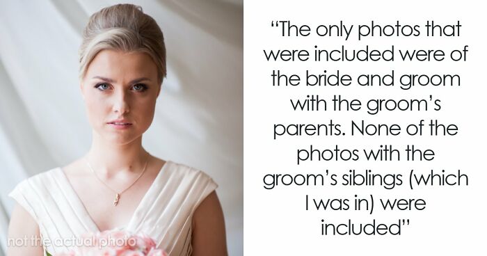 Bride Enters New Family With Drama After Deliberately Excluding Sister-In-Law From Wedding Photos