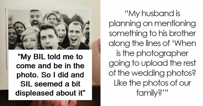 Bride Enters New Family With Drama After Deliberately Excluding Sister-In-Law From Wedding Photos