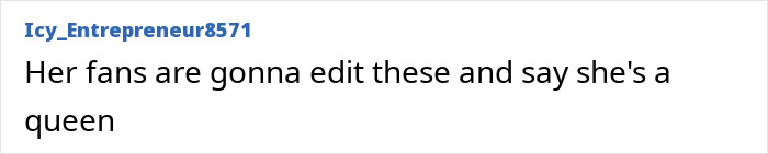 Comment on social media discussing fans editing images of Selena Gomez amid plastic surgery and transformation rumors.