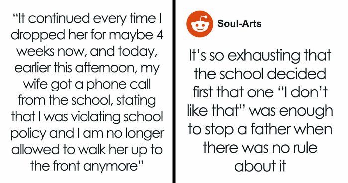School Bans Dad From Walking Daughter To Door Because Karen Mom Felt Uncomfortable