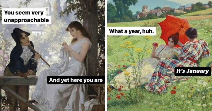 95 Hilarious Classical Art Memes That Feel Way Too Accurate For The 21st Century