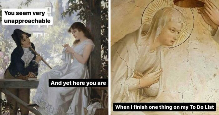 95 Hilarious Classical Art Memes That Feel Way Too Accurate For The 21st Century