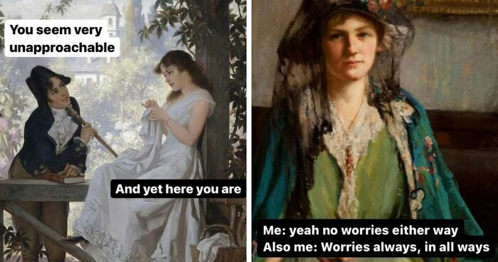 95 Hilarious Classical Art Memes That Feel Way Too Accurate For The 21st Century