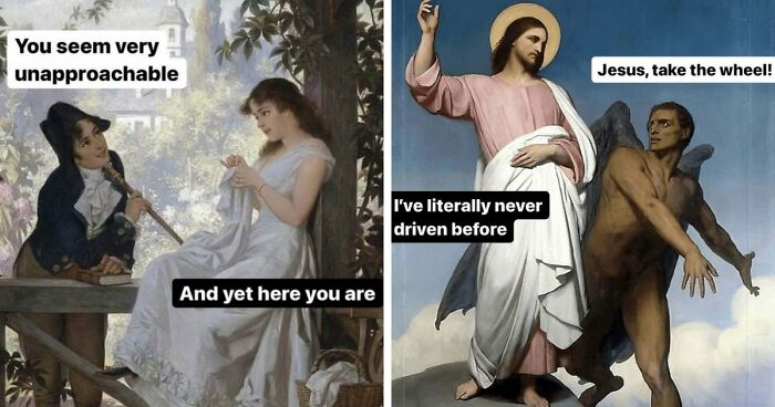 95 Hilarious Classical Art Memes That Feel Way Too Accurate For The 21st Century