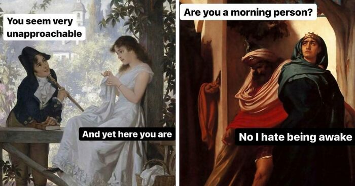 95 Hilarious Classical Art Memes That Feel Way Too Accurate For The 21st Century