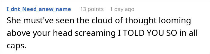 Husband warns wife about dangerous gift from her mom, wife ignores warning and continues to use it.