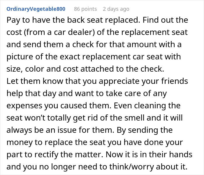 Woman gives birth in friends' car, feeling confused as they start ignoring her after the event.