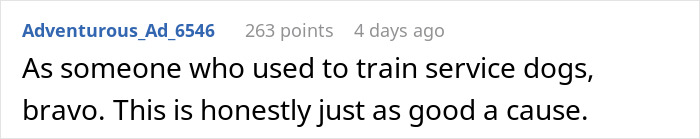 Comment praising the effectiveness of a MIL running to the priest after son-in-law&rsquo;s revenge, highlighting humor and impact.