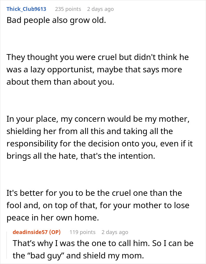 Reddit user discusses entitled uncle expecting niece as retirement plan and calls her cruel when she laughs him off.