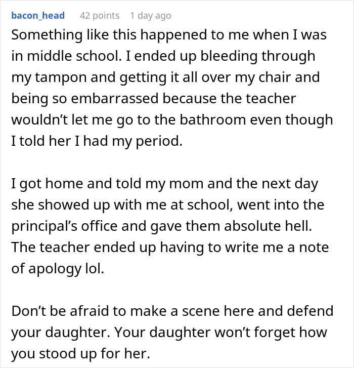 Mom struggles to contain her rage after teacher ignores her daughter&rsquo;s emergency at school, leading to a confrontation.