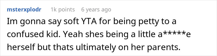 Comment on a forum thread where a teen tells a guy he's not her dad and is shocked he refuses to give her money. Comment on a forum thread where a teen tells a guy he's not her dad and is shocked he refuses to give her money.