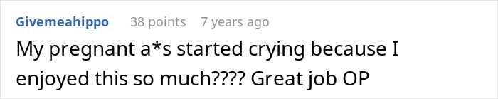 Screenshot of a Reddit comment praising OP, related to MIL and DIL conflict about rearranged MIL furniture.