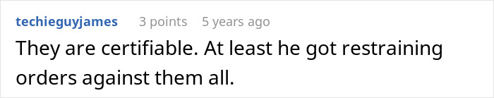 Comment discussing family shock and disownment over gay son's extravagant wedding invitation conflict.