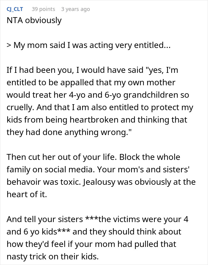 Woman Gobsmacked After Fam Refuses To Give Her &ldquo;Spoiled&rdquo; Kids Xmas Presents