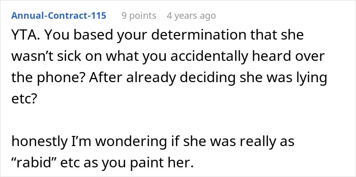 Screenshot of a text post discussing lying and its impact on ruining family relationships with a mother-in-law.