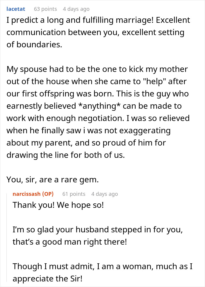 Comments discussing estranged relatives demanding access to a wedding they were never invited to and setting boundaries.