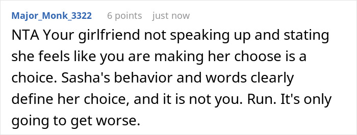 Screenshot of a Reddit comment discussing a religious lady&rsquo;s attempt to convert her daughter&rsquo;s unreligious boyfriend.