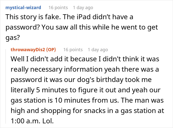 Reddit conversation discussing a woman discovering her boyfriend is an internet troll and she was one of his victims.