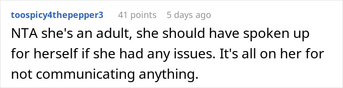 Comment on a forum discussing a woman mad at friend for taking her on a walking trip without warning despite her being diabetic.