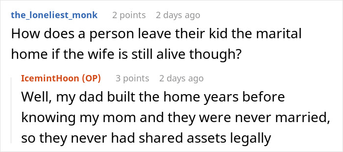 Mom In $37K Debt Shocked When Daughter Refuses To Sell The Home She Inherited From Dad To Help Her Mom In $37K Debt Shocked When Daughter Refuses To Sell The Home She Inherited From Dad To Help Her