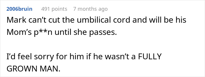 Text post discussing a woman snapping at her MIL about a generous gift used to control her life.