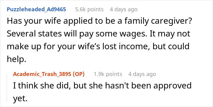 Text conversation about wife applying to be a family caregiver and waiting for approval, discussing SIL and hubby annoyance. Text conversation about wife applying to be a family caregiver and waiting for approval, discussing SIL and hubby annoyance.