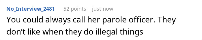Text message on screen discussing calling parole officer about illegal activities, with aunt and family context implied. Text message on screen discussing calling parole officer about illegal activities, with aunt and family context implied.