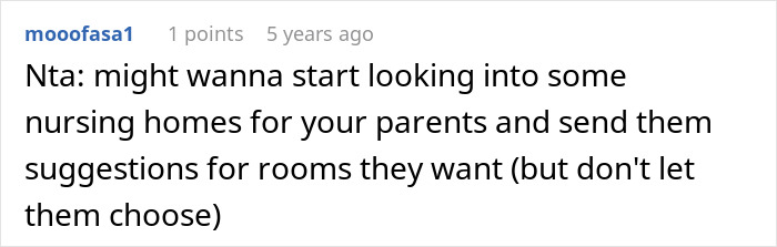 Comment text on a forum discussing a teen accused of crushing half-sister&rsquo;s dreams by refusing Christmas gift.