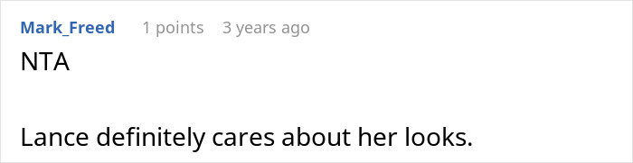 Screenshot of an online comment thread showing a user defending a woman's appearance and a partner&rsquo;s concern.