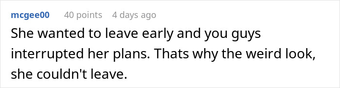 Screenshot of an online comment discussing a man turning coworkers against a woman who reported him to HR.