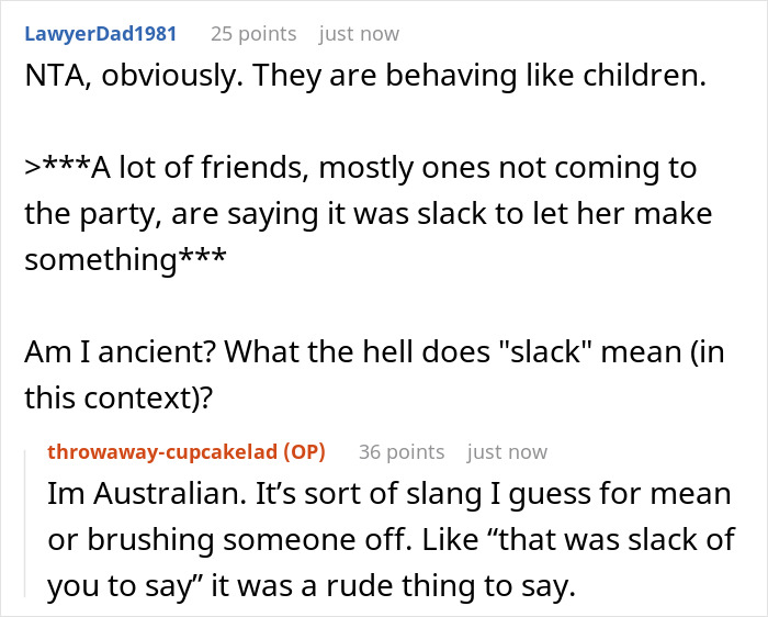 Conversation about guest ignoring food allergy rules at a party, causing conflict and disinvitation by host.