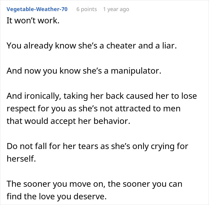 Man discovering his wife&rsquo;s cheating was not just a single drunken night, revealing manipulation and betrayal.