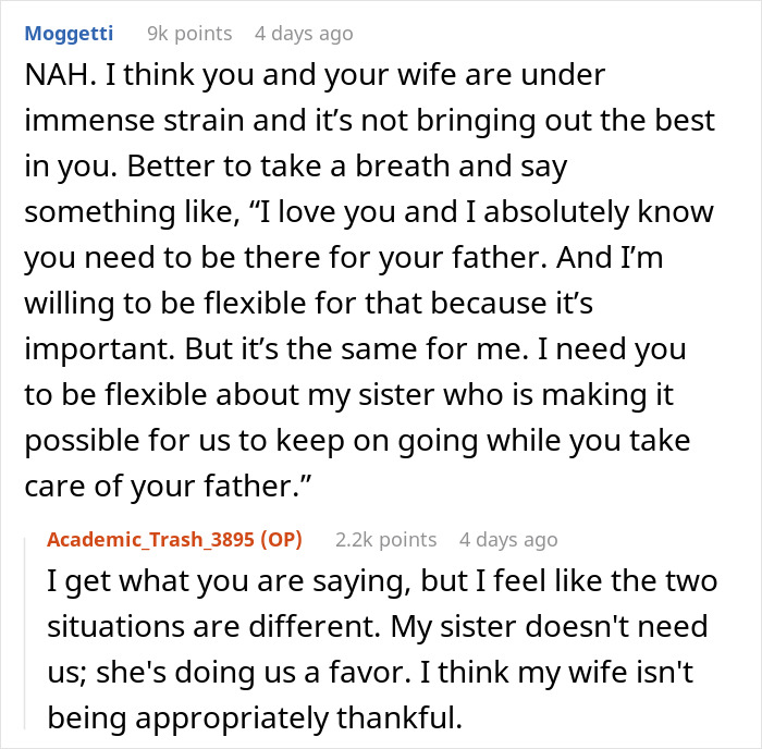 Online discussion about woman complaining about sister-in-law despite free stay, husband feeling annoyed by her behavior. Online discussion about woman complaining about sister-in-law despite free stay, husband feeling annoyed by her behavior.