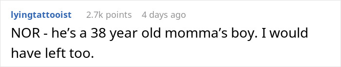 Screenshot of a forum comment expressing sympathy for a woman feeling like a guest in her own home due to boyfriend&rsquo;s mom.