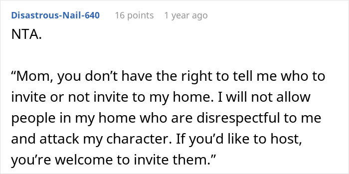 Commenter responds to guy eating leftovers, fearing telling wife, blaming sister, with SIL insulting her weight and job.