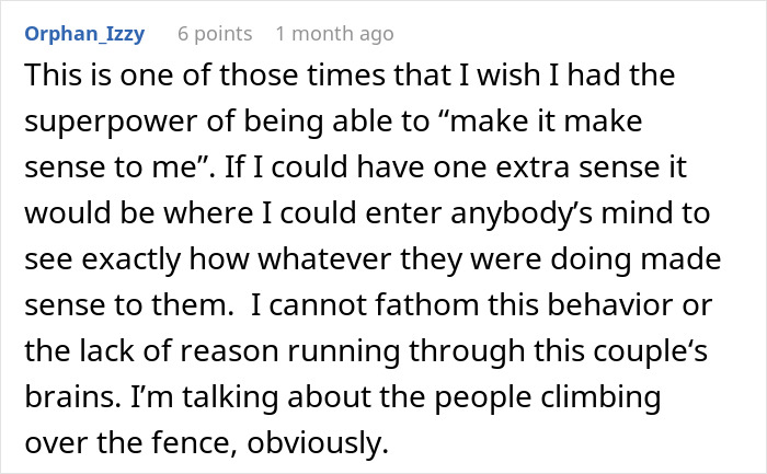Neighbors complaining about family&rsquo;s backyard caught secretly using it without permission, causing tension between households.