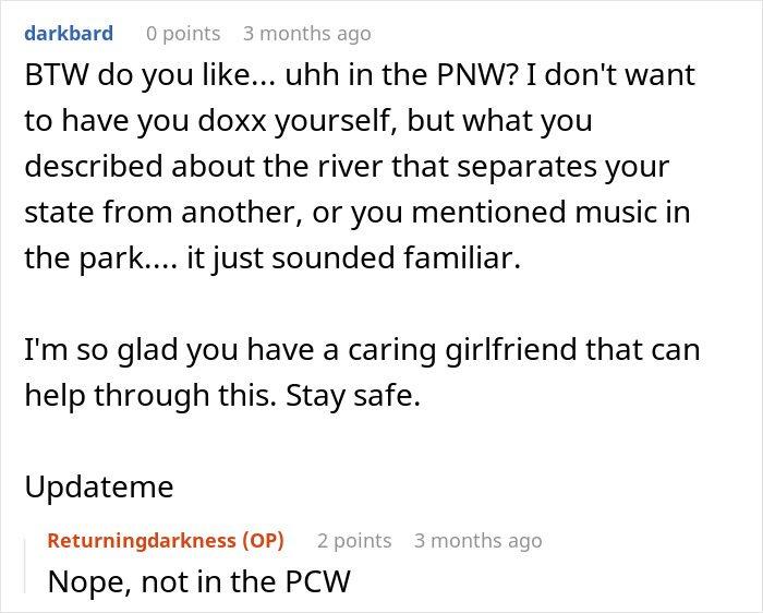 Reddit comment discussing personal struggles of a dad accused of horrific things by his own kids and life impact.