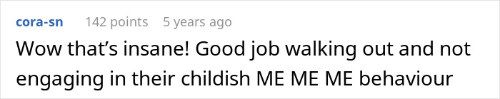 Screenshot of a social media comment praising a couple for not giving in to parents' guilt-tripping over having kids.