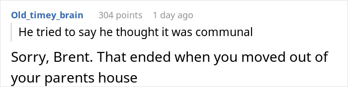 Comment thread discussing a man stealing a colleague&rsquo;s extra-spicy lunch and facing regret for his fiery mouth.