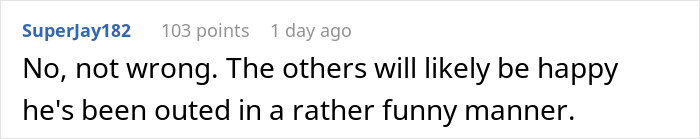 Comment on Reddit sharing opinion about a man stealing colleague&rsquo;s extra-spicy lunch and regretting the fiery mouth.