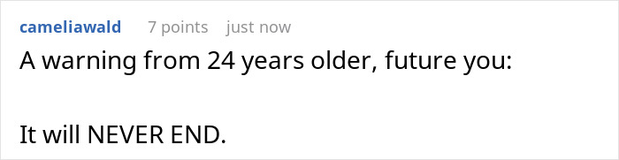 Comment text on a social media post about mother dictating wedding attire causing groom to refuse marriage.