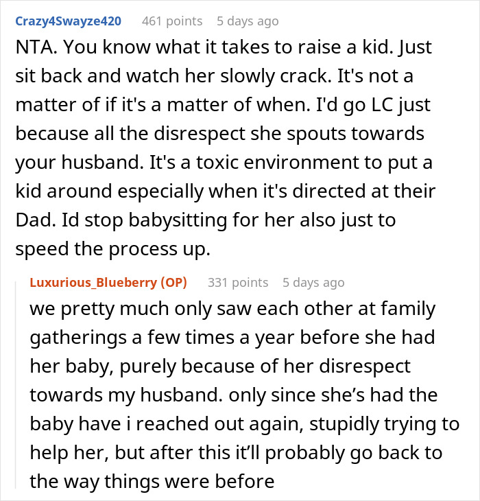 New Mom Saddled With &ldquo;Real Man&rdquo; Who Never Helps, Sis Calls It Payback For Insulting Her Kind Hubby