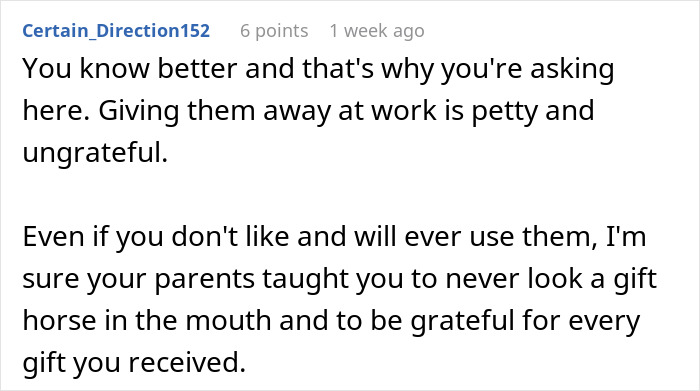 Text conversation about a daycare worker suspecting a passive-aggressive coworker gift, with the truth revealed later.