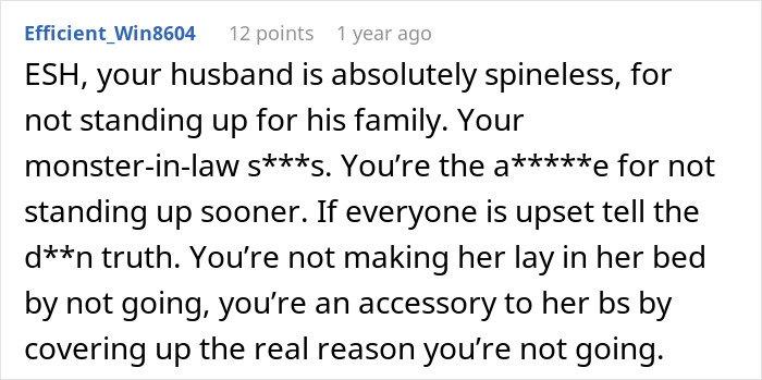 Woman refuses to attend MIL&rsquo;s Thanksgiving after being reinvited due to other guests flaking on plans.
