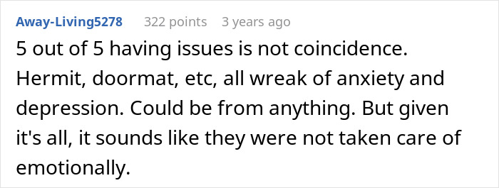 Comment discussing a dad’s claim that all five of his children are failures due to emotional neglect. Comment discussing a dad’s claim that all five of his children are failures due to emotional neglect.