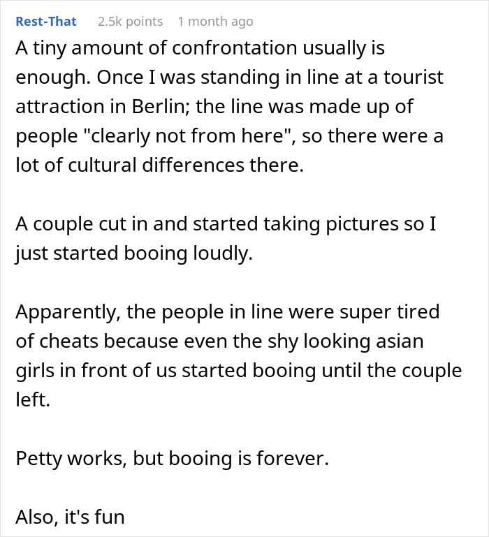 Man tries to skip coffee line every morning, another patron cleverly beats him at his own game in busy cafe. - 19