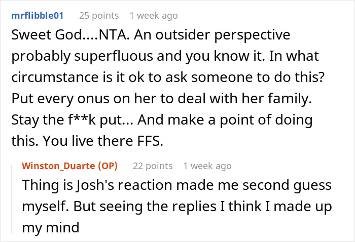 Reddit user discusses refusing to pay for a hotel to help roommate lie to her conservative family.